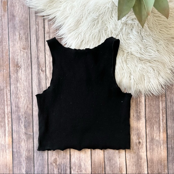 CHOOSY Cropped Ribbed Tank - Picture 4 of 4